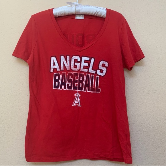 ✅ Genuine Merchandise Angels Trout 27 Red T-Shirt - Picture 1 of 11